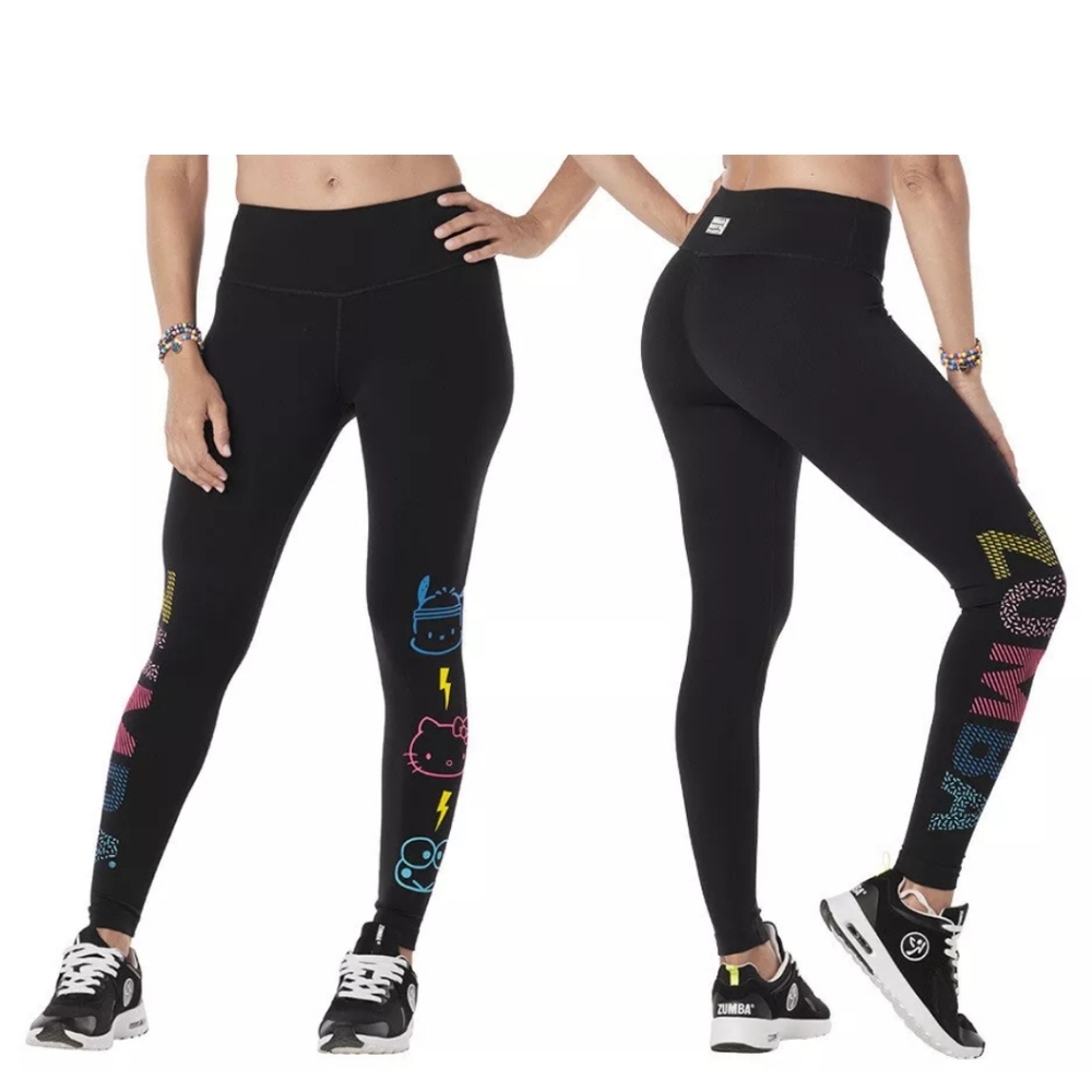 NWT ZUMBA HELLO KITTY leggings size XXL. Ankle length 26" inseam